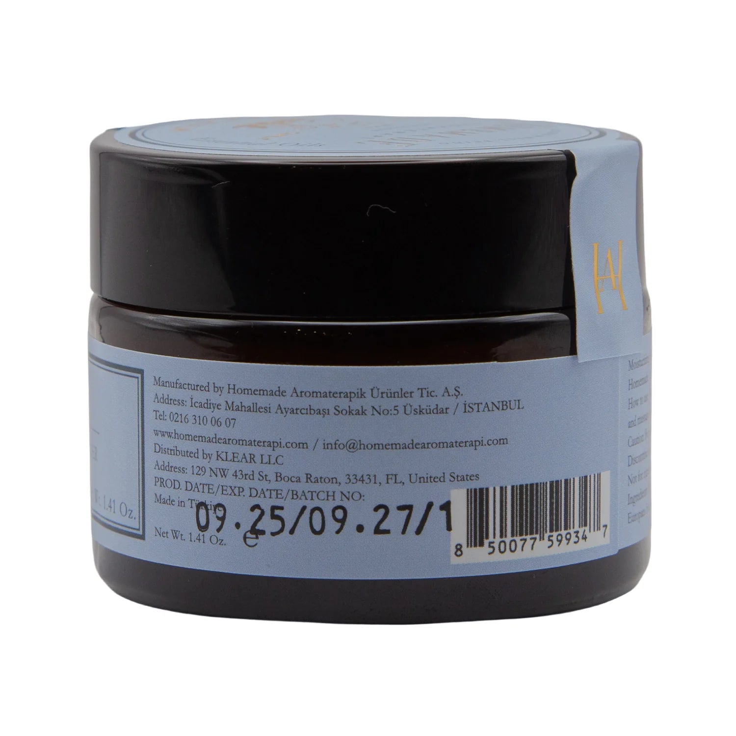 HMA | Paw Balm for Dogs | Shea Butter Almond Oil Lavender | 1.41 Oz. | HomeMade Aromaterapi